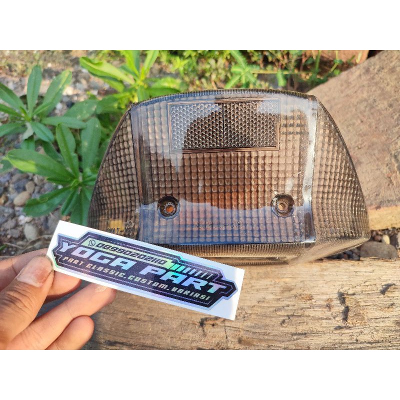 SMOKE mika kaca lampu stoplamp belakang honda prima star smoke