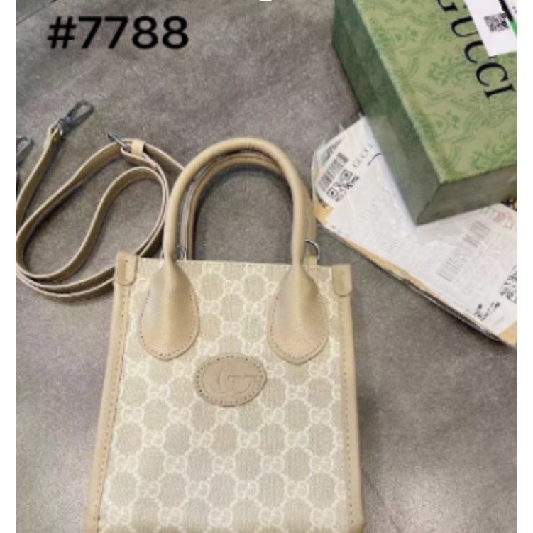 [COD] 7788 Tas Wanita Import Shoper GG Tote Klasik