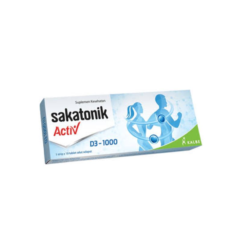 Sakatonik Activ D3 1000 IU / Suplemen Kesehatan / Vitamin D3