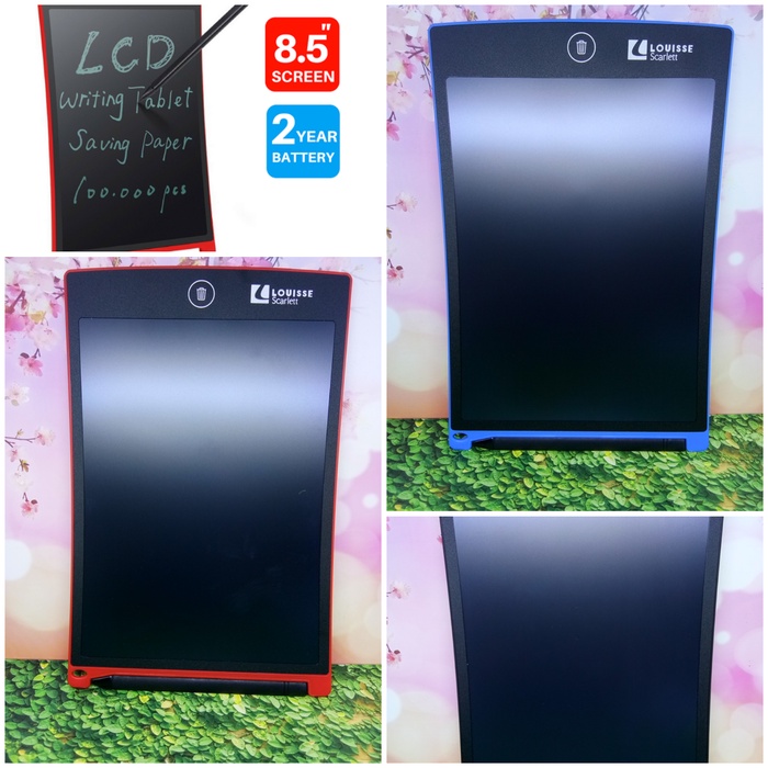 LCD Writing Writting Drawing Tablet Pad Papan Belajar Tulis Gambar Coret Hapus Mainan Edukasi Anak