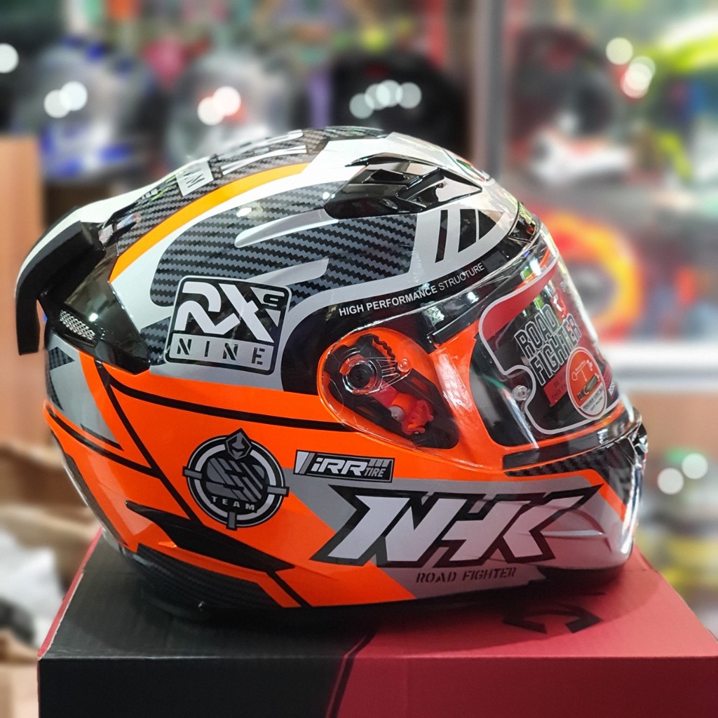 Helm Nhk RX9 motif rx 9 RACER X + KARDUS