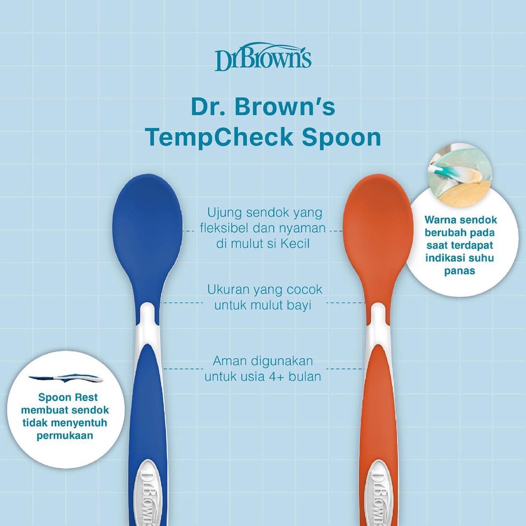 DR BROWNS TEMPCHECK SPOONS ISI 4 PACK / TF024