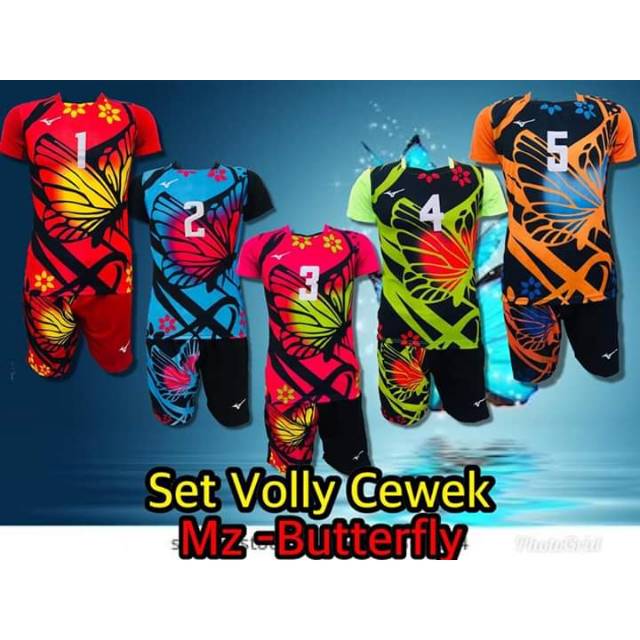Kaos Setelan voli cewek Mizuno Butterfly#2