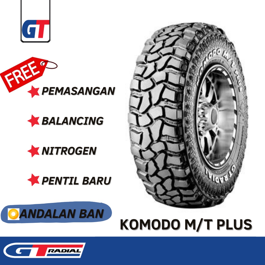 KUPON BAN GAJAH TUNGGAL LT245/75 R16 SAVERO KOMODO MT PLUS
