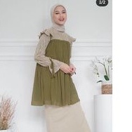 ARUMI BLOUSE OLIVE SM BY GAMALEEA ID