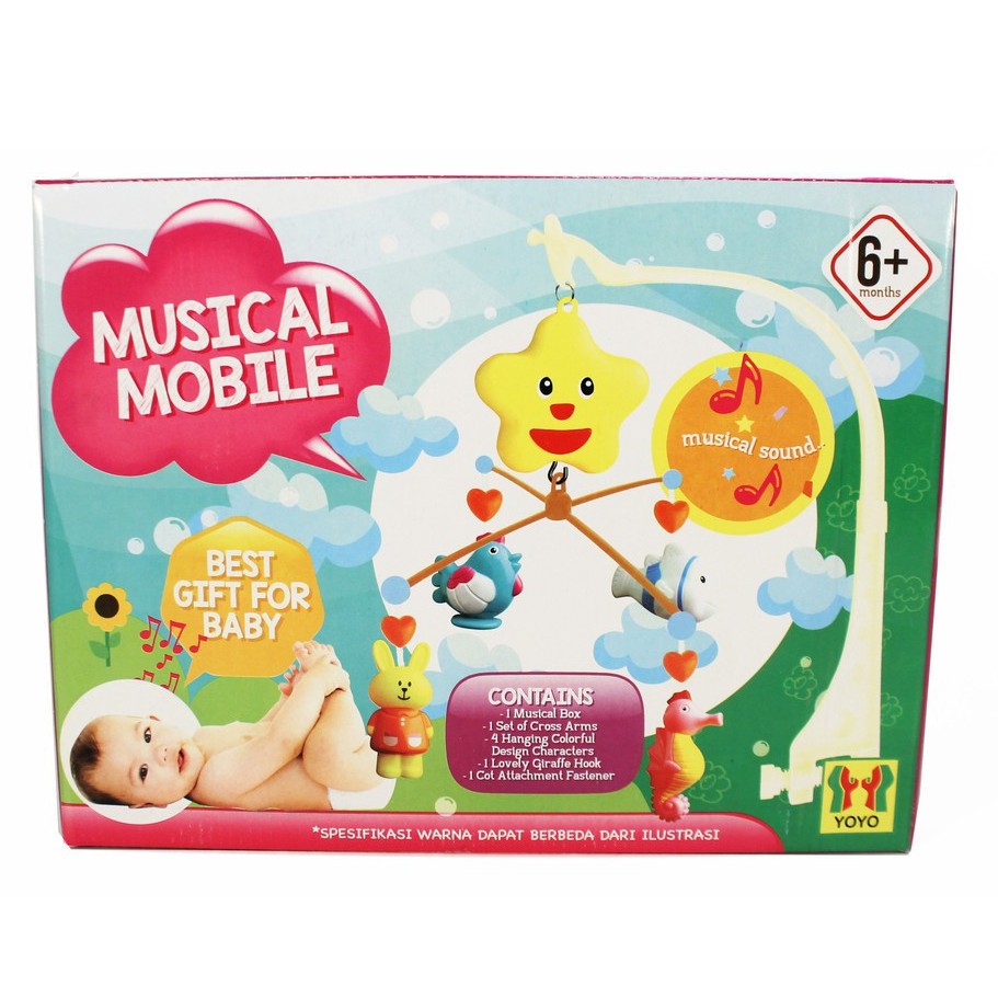 Musical Mobile Merry Go - Mainan Musik Gantung Untuk Bayi