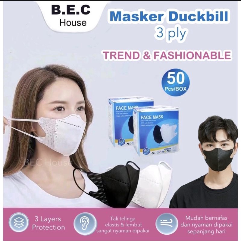 MASKER DUCKBIL ISI 50 PC