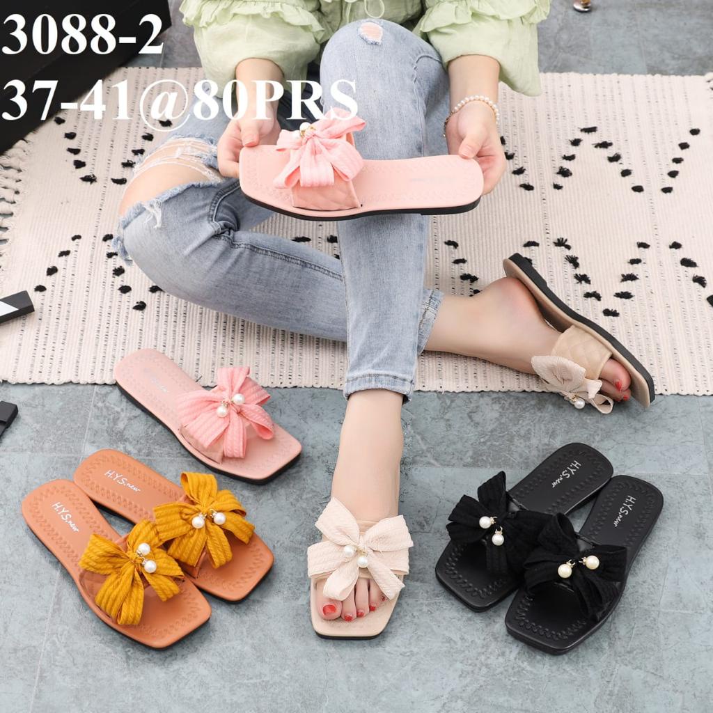 Sendal Jelly Kokop Pita YUNA Slipper 3088-2 / 3088-1 HYS