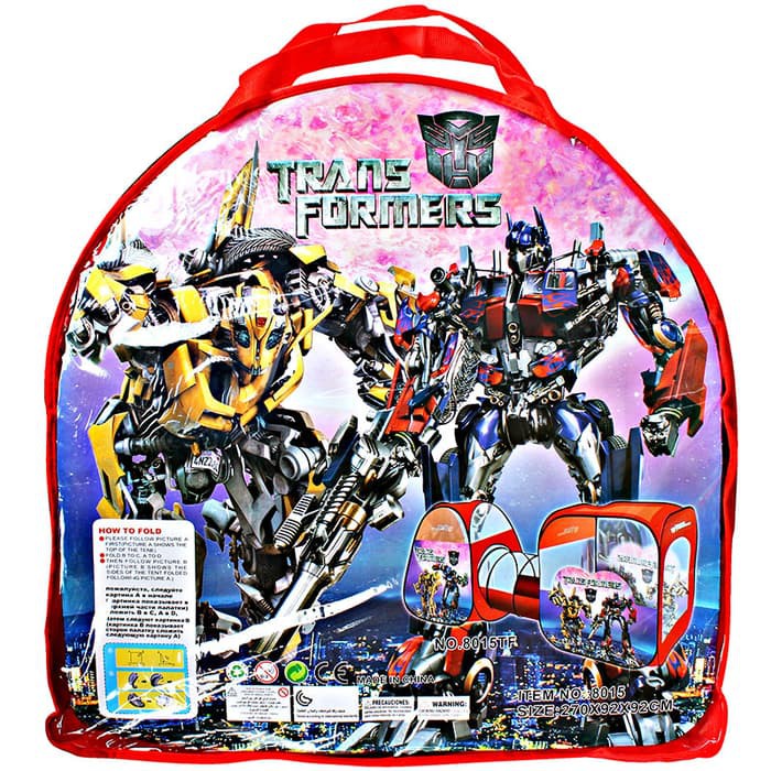 Mainan Anak TENDA TEROWONGAN TRANSFORMER - TENDA ANAK MANDI BOLA