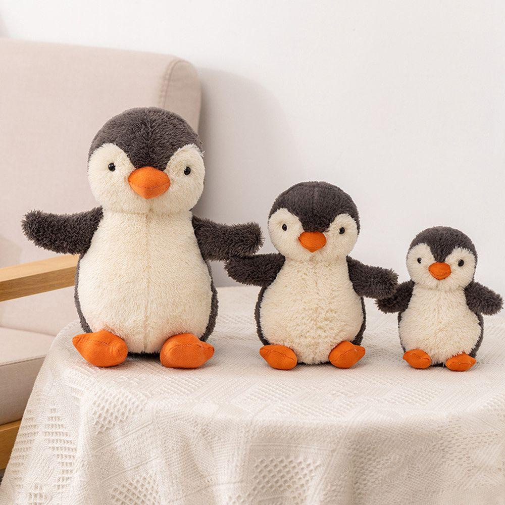 REBUY Rebuy Penguin Plush Toy Fluffy Hadiah Ulang Tahun16 /20 /30 cm Mainan Lembut Boneka Pinguin Permukaan Halus Hadiah Anak Boneka Menenangkan Boneka Hewan