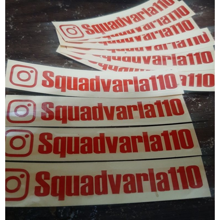 Sticker Cutting IG Squadvarla110 / Vario Karbu / Vario Lama