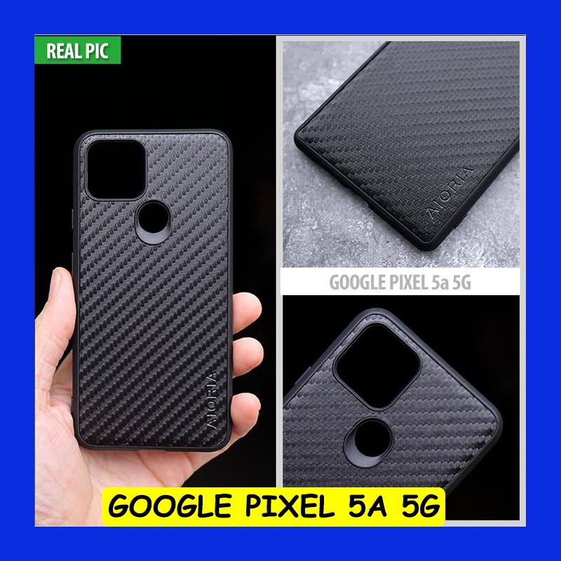 google pixel 5a 5g   full carbon fiber hybrid case cover casing