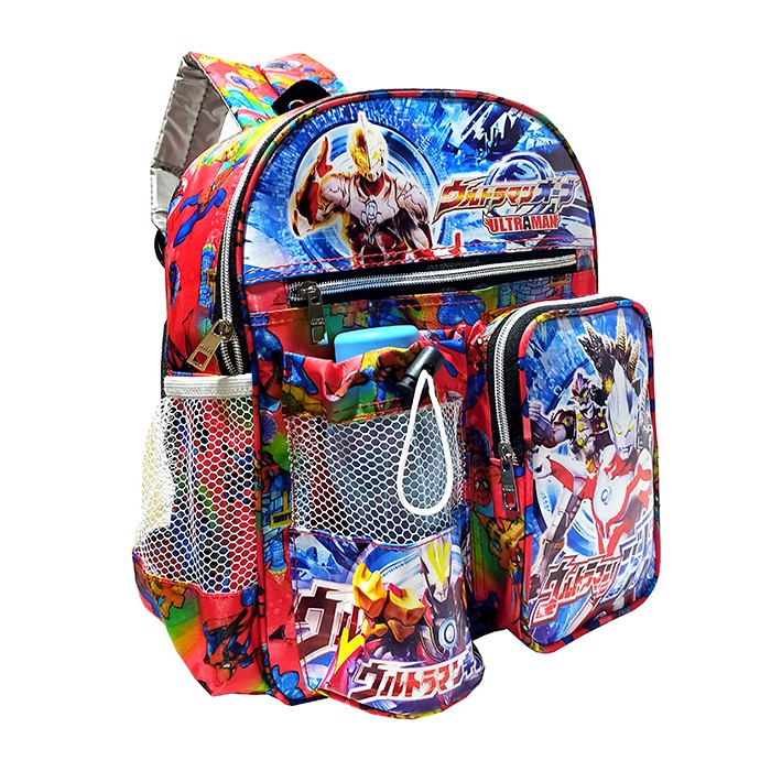 Tas anak PAUD TK karakter ULTRAMAN free botol // Tas ransel  ULTRAMAN  // ransel mini