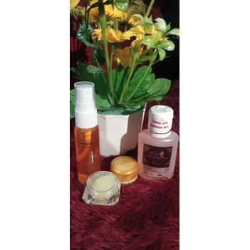 paket lengkap beauty skincare toner pink