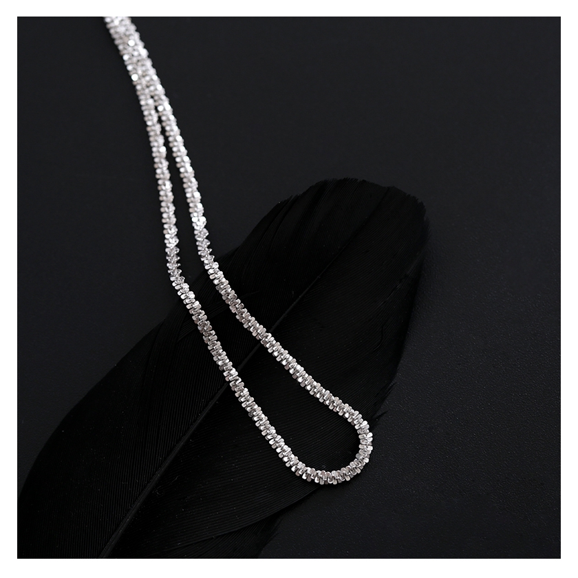 925 Silver Gypsophila Anklet Fashion Casual Match Anklet Ladies Hot Sale Jewelry Accessories Gift