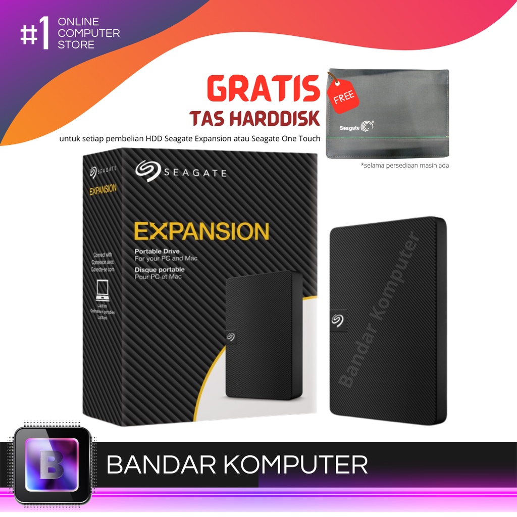 Seagate Expansion 2TB - HDD / HD / Hardisk / Harddisk External 2.5"