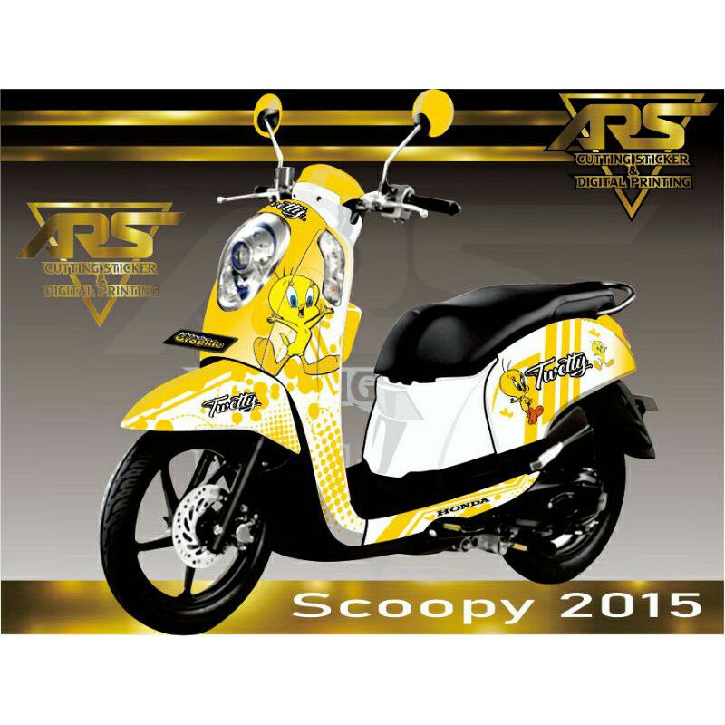 decal sticker scoopy prestige