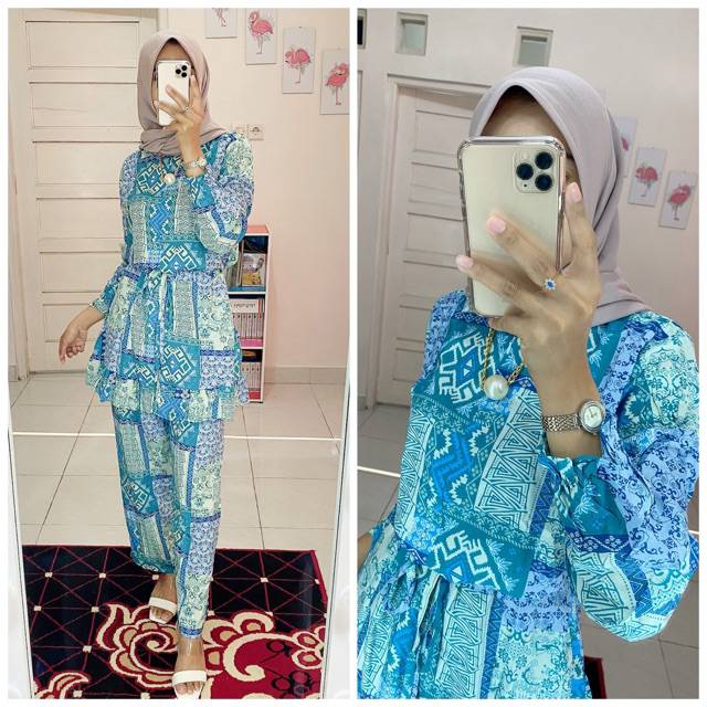 Dinda Set Celana / Set Celana Tunik