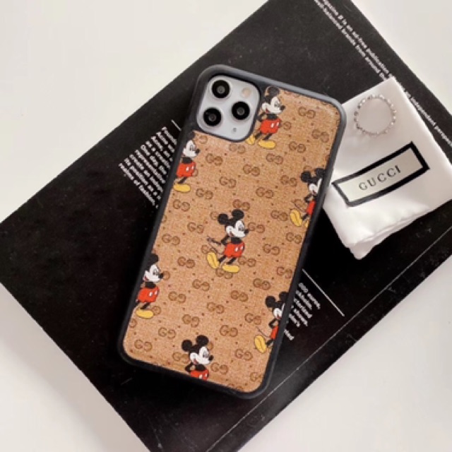 Mickey x Gucci Leather Case Iphone 6 6s 6s+ 6+ 7 7+ 8 8+ X Xs Xr XsMAX 11 11pro 11promax 11 pro max