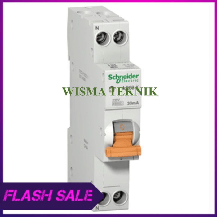 RCBO SCHNEIDER Slim Domae 1P N  MCB ELCB  10A   DOM12521