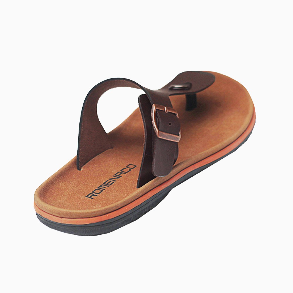 Sandal Kasual Pria Romenaco CSN01 Brown | Black Size 38 - 43