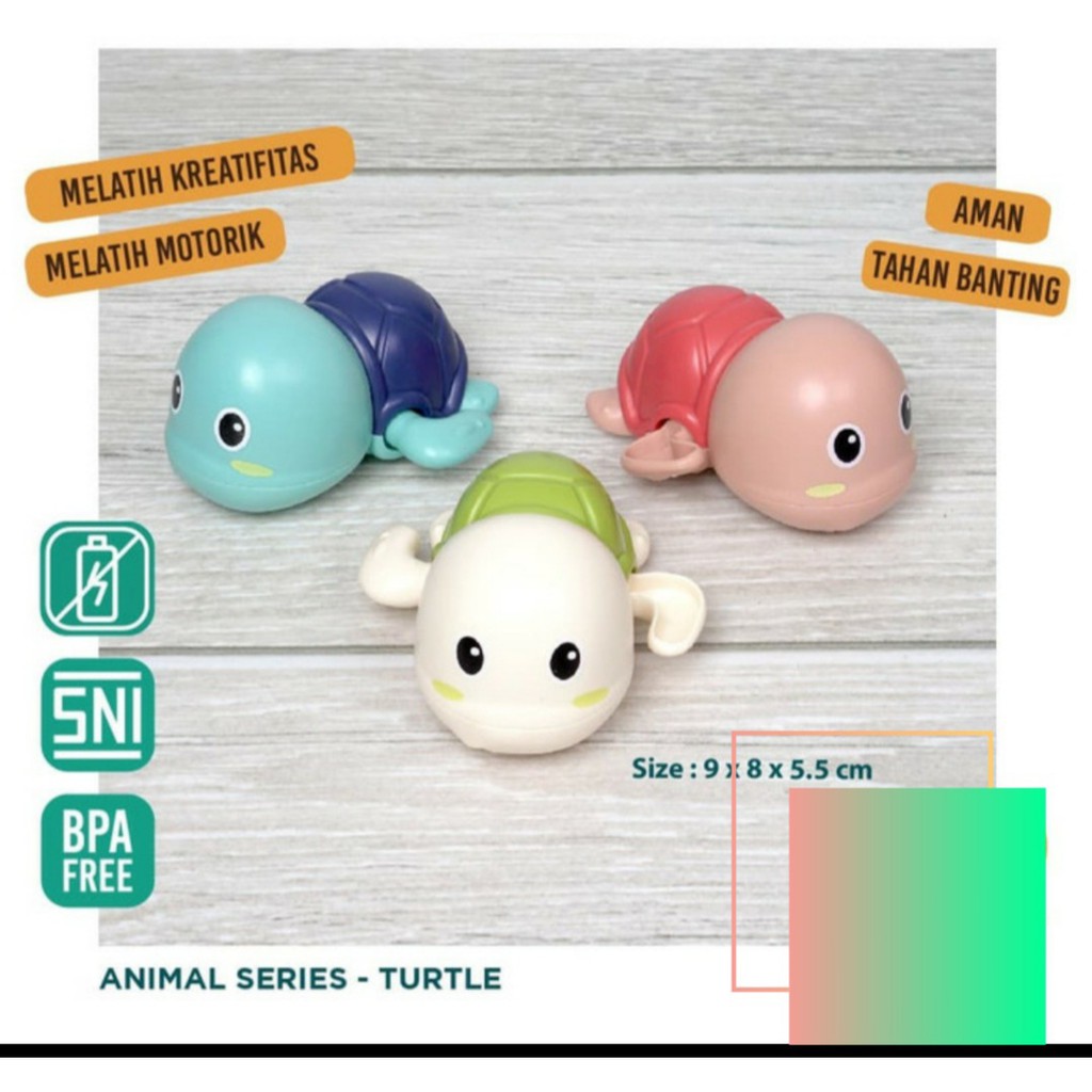 Mainan Mandi Anak Kura-Kura Baby Bath Toys