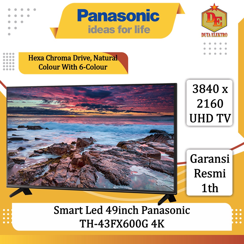 Smart Led 49inch Panasonic TH 43 FX 600 G 4K TV