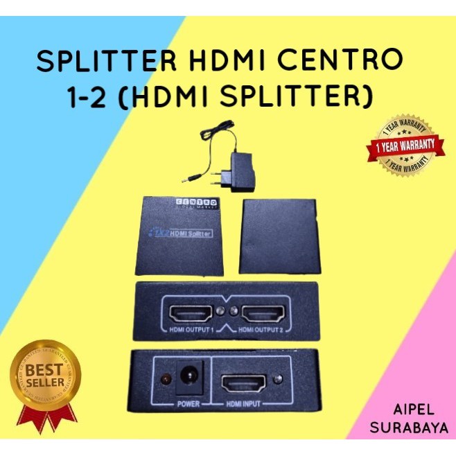 SH2 | SPLITTER HDTV CENTROO 1-2 (HDTV SPLITTER)