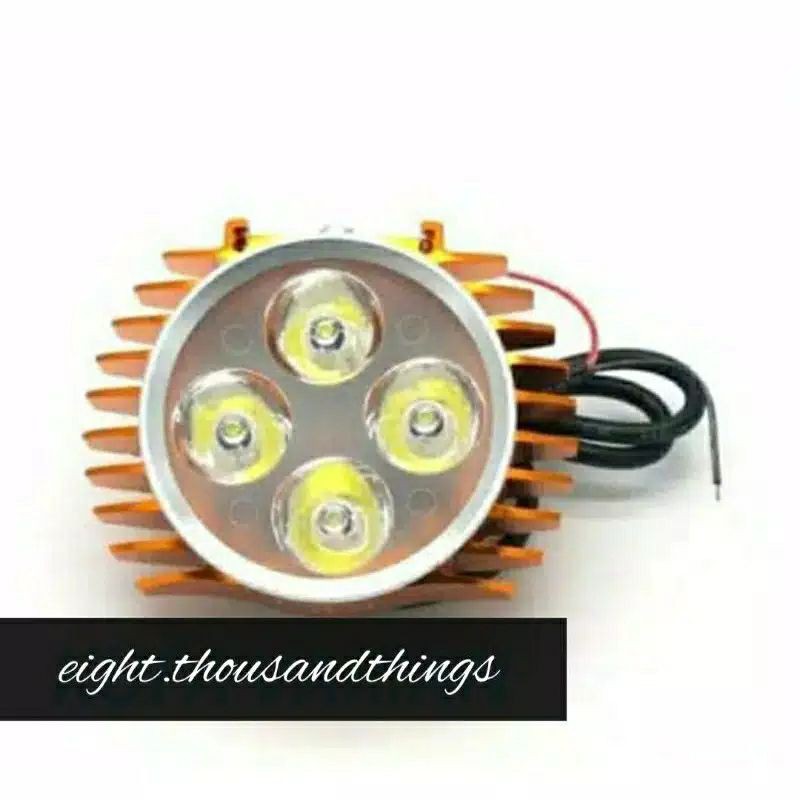 Lampu Led Slim 4 Mata 3 Mode Tembak Luxeon Universal Motor Mobil 2688 Flash Kedap Kedip honda yamaha suzuki kawasaki vario mio beat scoopy spacy fino m3 xeon