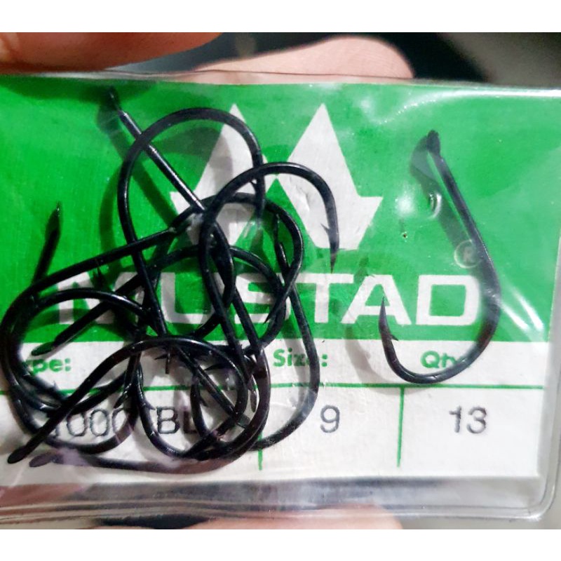 MATA KAIL PANCING MUSTAD 10001 BL NO. 7 8 9 TIDAK LUBANG