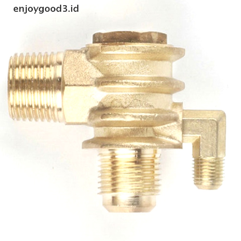 Kompresor Udara 3 Arah Male-Threaded Ukuran 20x19 X 10mm