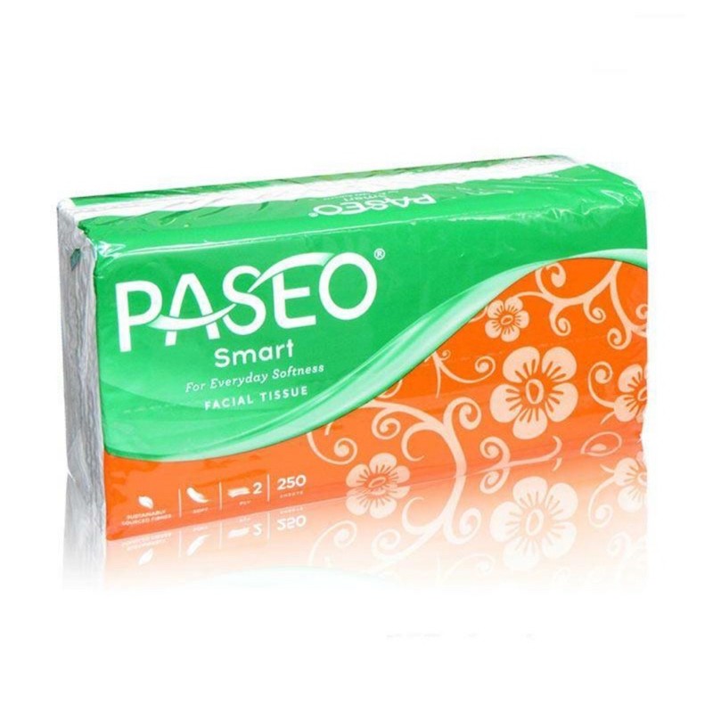 TISSUE FACIAL TESSA 250 SHEETS-PASEO