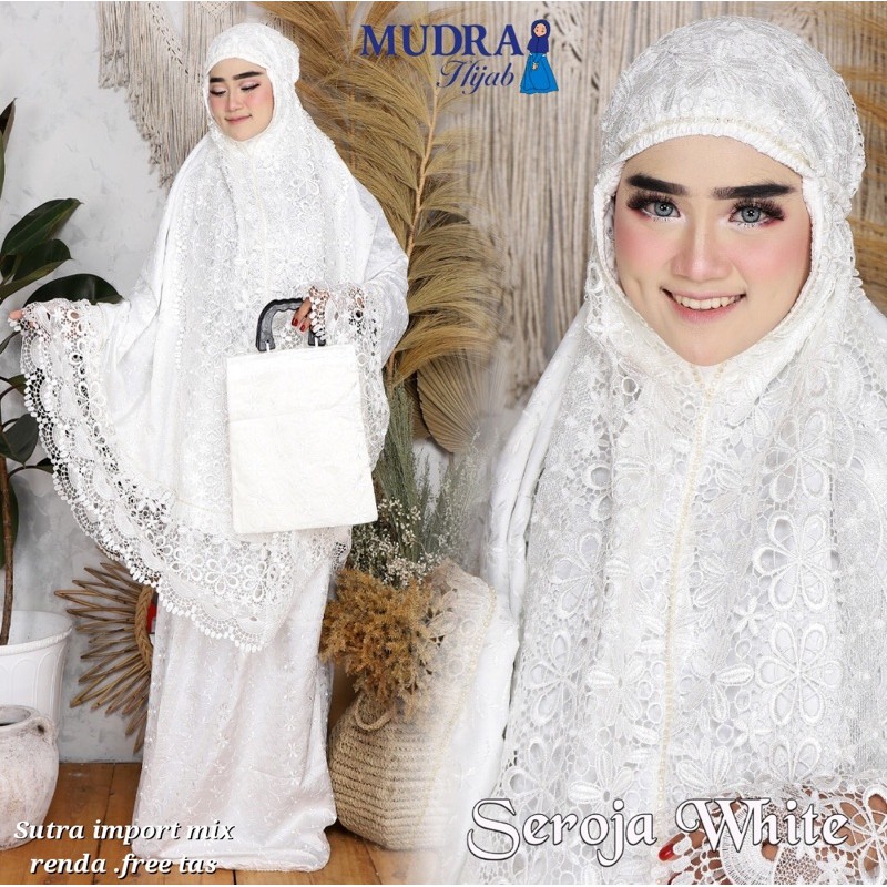 MUKENA SEROJA >>MUKENA SUTRA IMPORT >> MUKENA BORDIR DEWASA >> MUKENA TERBARU
