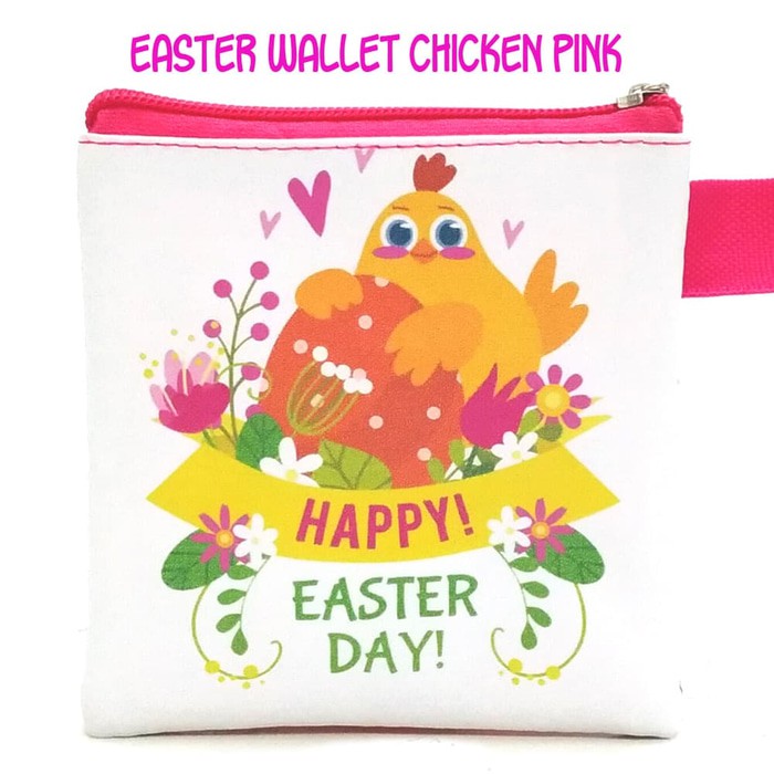 

Promo Easter Wallet CHICKEN PINK Suvenir Passover Day Gereja Sekolah Minggu Murah