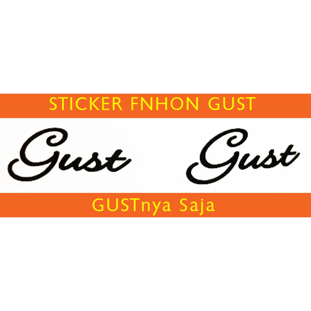 Cutting Sticker Gust Fnhon (Hanya gust)