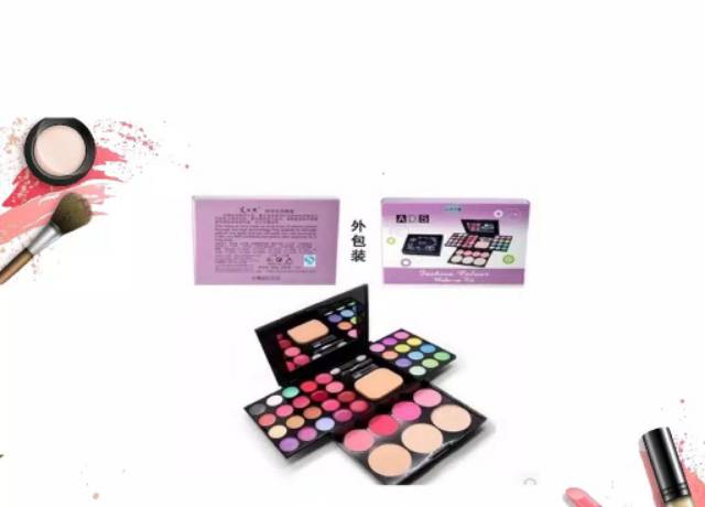 Bundara Makeup super lengkap 001 ADS BESAR eyeshadow blushon foundation powder All in 1