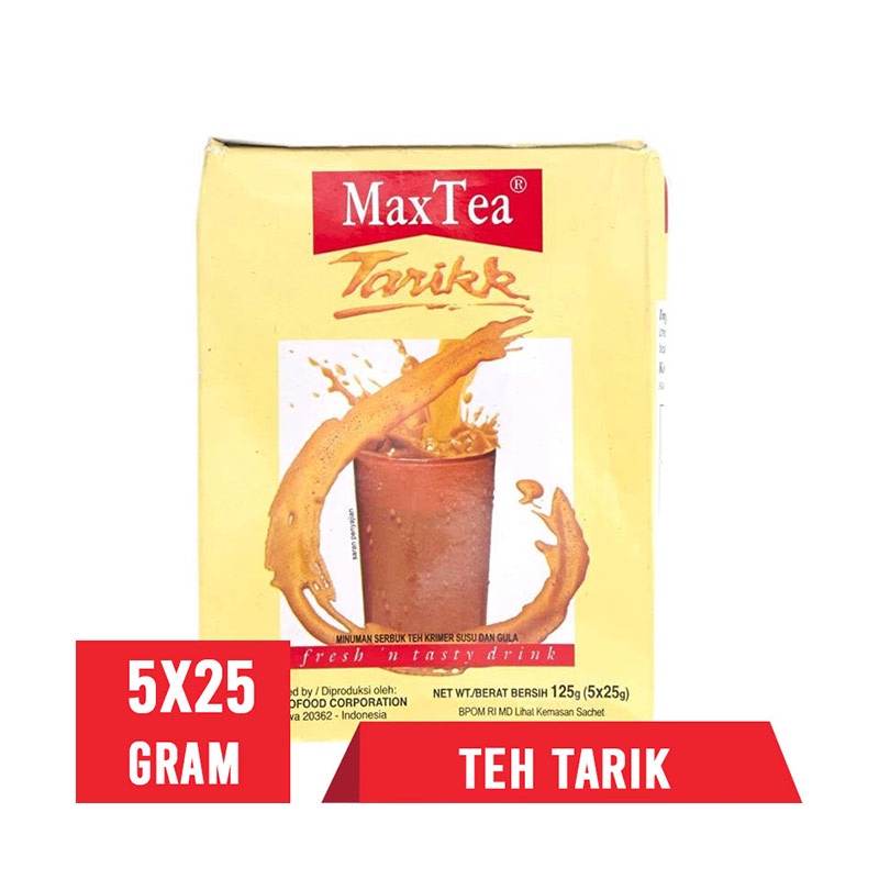 

❤️ Albani ❤️ Max Tea Teh Tarik Kemasan Box Isi 5 X 25 gr - Teh Tarik - Minuman Bubuk - Praktis