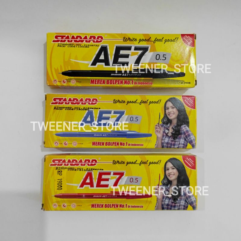 

Standard AE7 0.5mm Ballpoint Pen Bolpen Pen