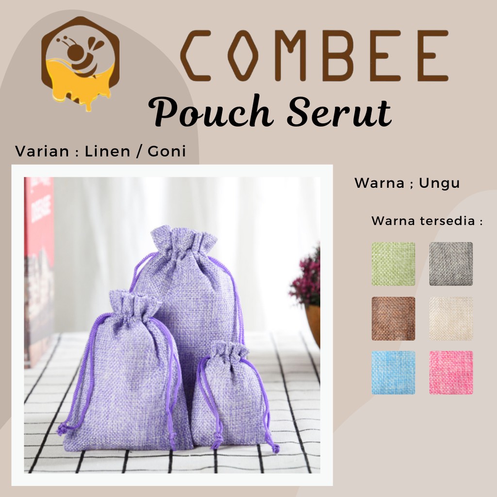 Pouch Serut Goni / Serbaguna / Souvenir / Warna-warni