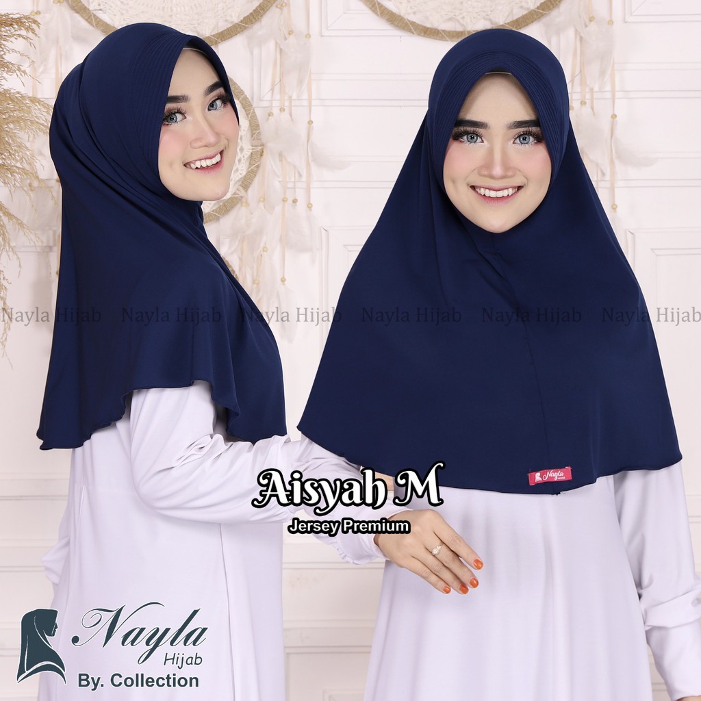 HIJAB BERGO JERSEY PREMIUM JILBAB INSTAN BERGO AISYAH M KERUDUNG BERGO POLOS TERBARU