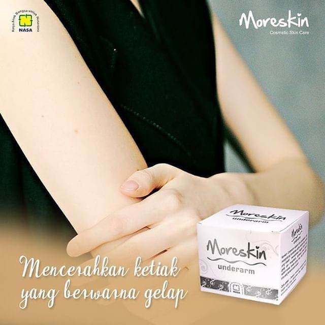 Moreskin Underarm Pemutih ketiak Pemutih Lutut Bekas Luka Memutihkan Kulit Gelap