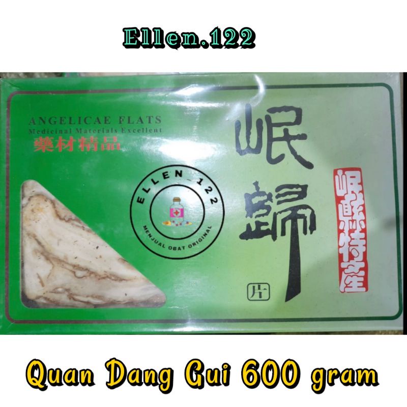 

Quan Dang Gui 600 gram (全当归) / Tong Kui Utuh Iris / Tang Kwi / Dang Gui Pian