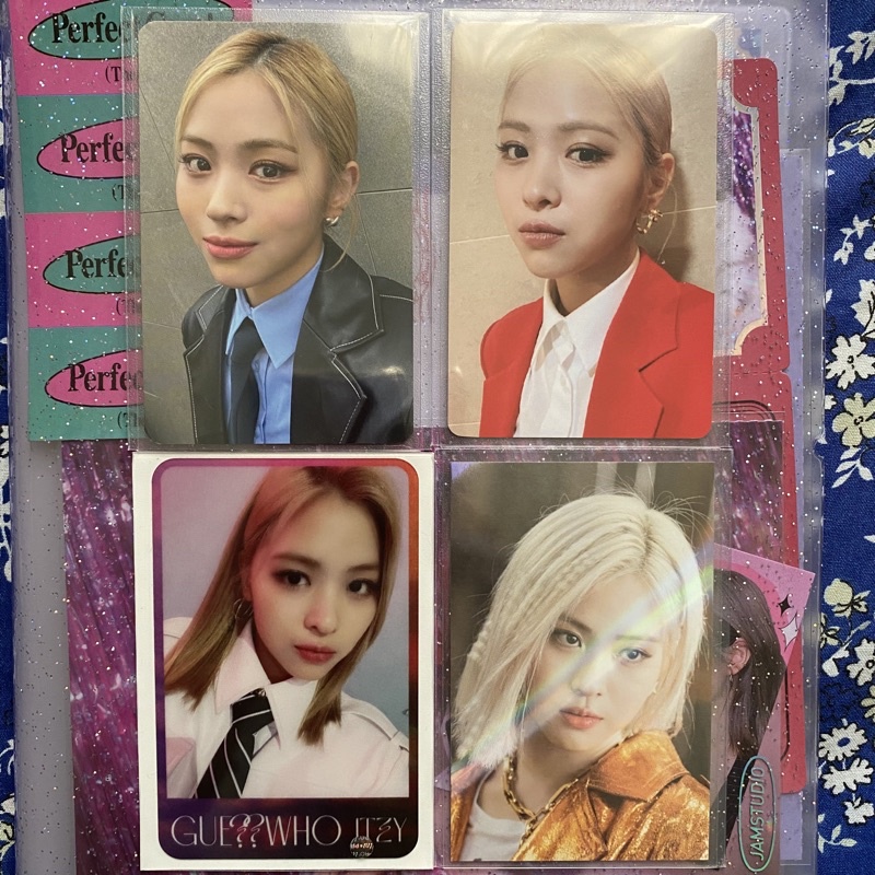 itzy ryujin photocard pc benefit guess who not shy withdrama soundwave