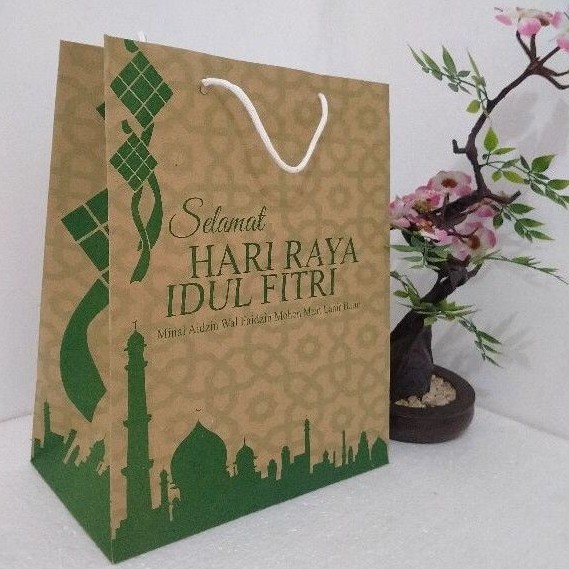 paper bag /tas kertas LEBARAN  IDUL FITRI