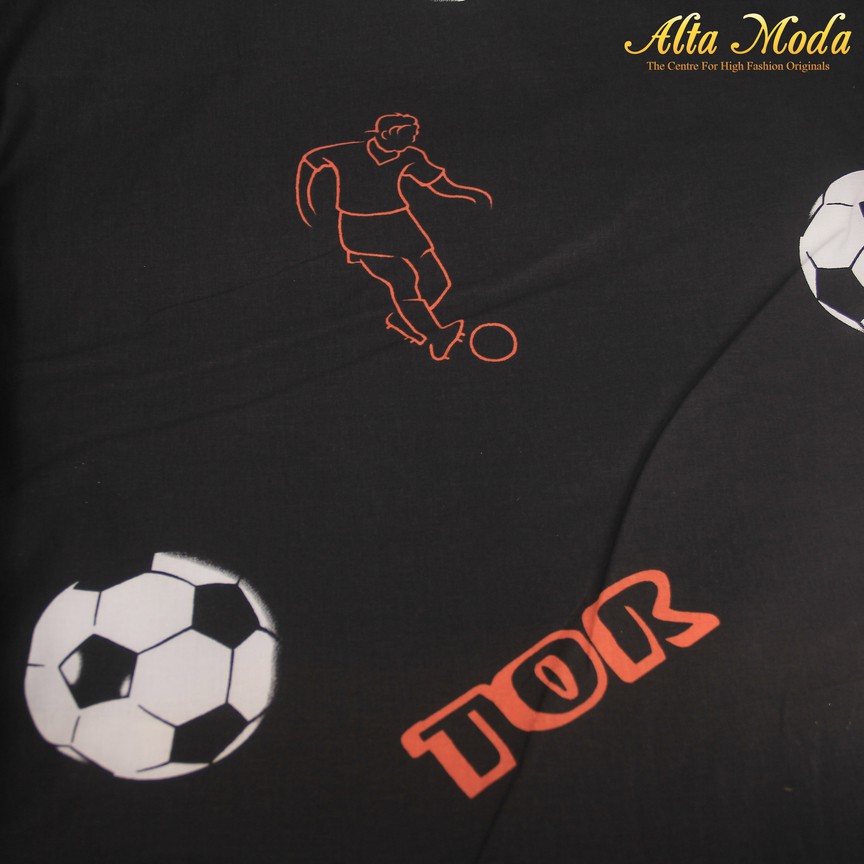 

Alta Moda Cotton Hitam Motif Bola (1M)