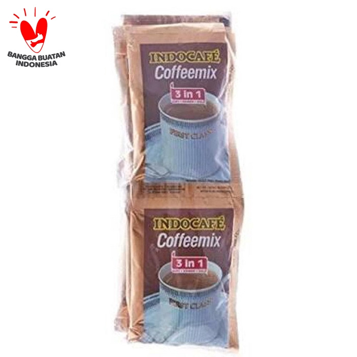 

MURAH INDOCAFE COFFEEMIX KOPI RENCENG 10'S