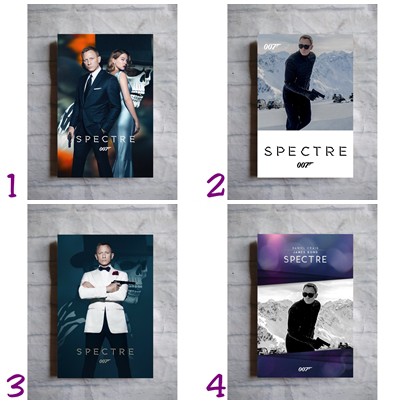 Poster film james bond SPECTRE 007 daniel craig superhero action hiasan dinding pajangan kamar