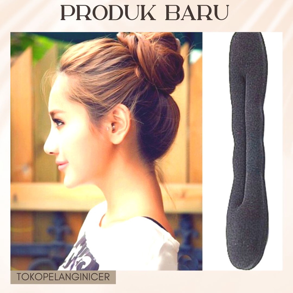 Cepol Rambut HairDini - Hairsponge- Hairbun - Hairlock Ikat Rambut Donat Kekinian Korea Style