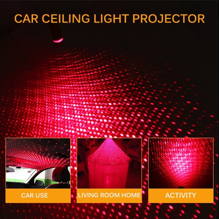 CAR ROOF LIGHT LASER/ LAMPU LASER MOBIL STAR NIGHT ATMOSPHERE