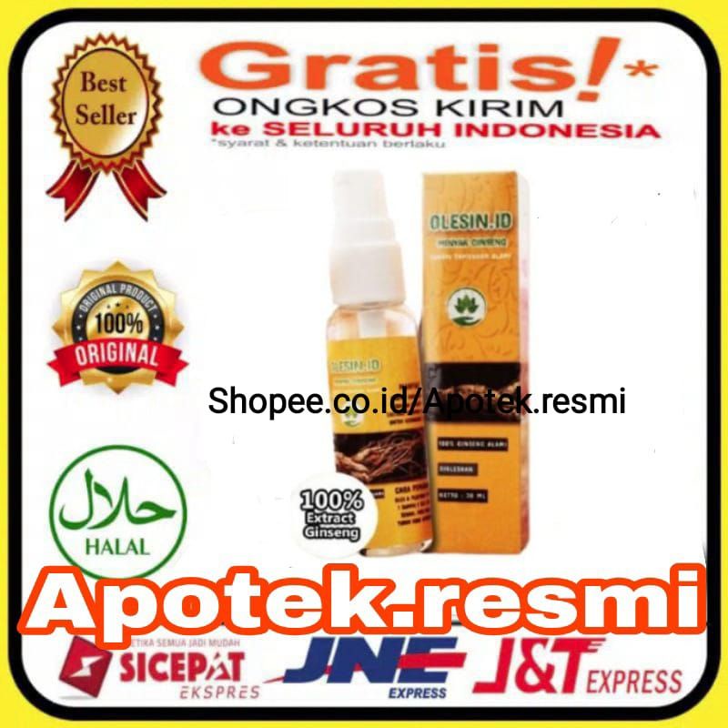(Original) Minyak OLESIN ID Asli Treatment Gingseng Obat Kelenjar Getah Bening Benjolan Ambeien